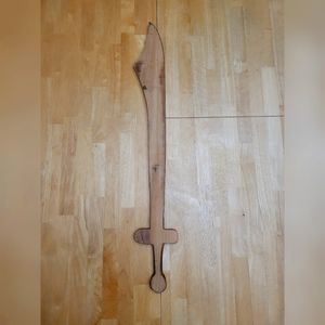 Handcrafted Solid Wood Sword